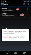 برنامه‌نما APN Switch عکس از صفحه