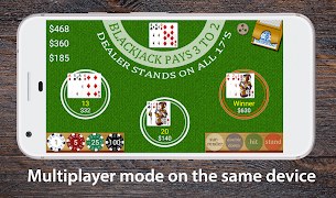 برنامه‌نما Multi Hand Blackjack عکس از صفحه