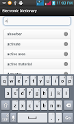 برنامه‌نما Electronic Dictionary عکس از صفحه
