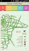 Tehran Traffic Map poster