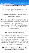 5 Schermata MCSA Interview Questions