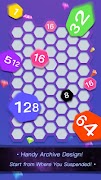 برنامه‌نما Hexa Cell - Number Blocks Connection Puzzle Games عکس از صفحه