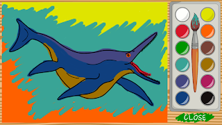 برنامه‌نما Dino paint عکس از صفحه