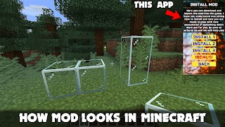 Connected Glass Mod Minecraft 截图 1