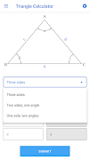 Triangle Calculator পোস্টার