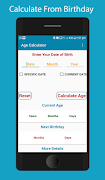 1 Schermata Age Calculator