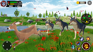野生 狼：動物 シミュレーター 3d スクリーンショット 7