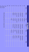 School Timetable poster
