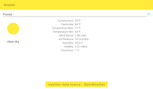 Weather screenshot 3