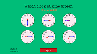 QS Clocks - Learn to tell time screenshot 1