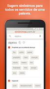 Dicionário Sinônimos Offline 截图 1