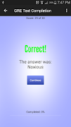 GRE Text Completion скриншот 3