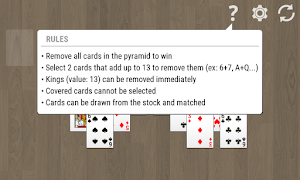 7 Schermata Pyramid Solitaire!