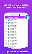 Remove Duplicate Contacts - Co ภาพหน้าจอ 3