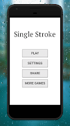 Single Stroke Draw - One Touch Plakat