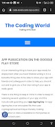 The Coding World syot layar 1