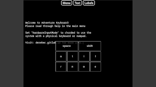 Adventure Keyboard Editor captura de pantalla 1