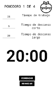 Reloj Pomodoro screenshot 1