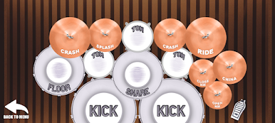 Drum simulator تصوير الشاشة 1