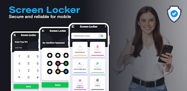 برنامه‌نما Pattern Lock Screen Wallpaper عکس از صفحه