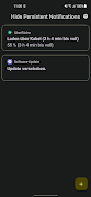 Hide Persistent Notifications اسکرین شاٹ 6