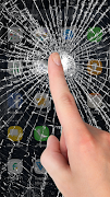 Broken Screen Prank plakat