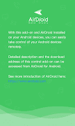 AirDroid Control Add-on Cartaz