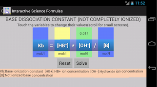 Science Formulas تصوير الشاشة 4