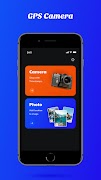 GPS Camera with Time Stamp Affiche