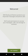 Backup sms and messages screenshot 1