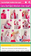 Tutorial Hijab Modern capture d'écran 2
