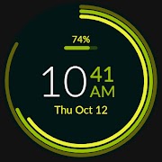 برنامه‌نما Time Circle: Watch Face عکس از صفحه