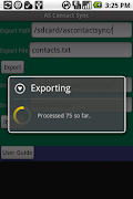 برنامه‌نما Contact Synchronizer عکس از صفحه