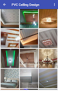 تصميم السقف PVC الملصق