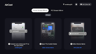 برنامه‌نما AirCast عکس از صفحه