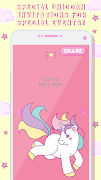 3 Schermata Invito di compleanno unicorno app