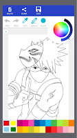Manga Coloring Book screenshot 1