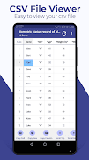 CSV File Viewer: CSV to pdf converter screenshot 2