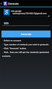 Contacts Generator syot layar 1