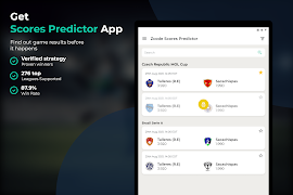 Scores Predictor capture d'écran 6