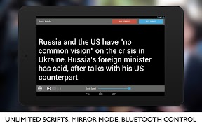 Teleprompter Pro captura de pantalla 4