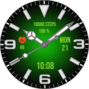 [DW] Silver Watch (Watch Face) screenshot 7