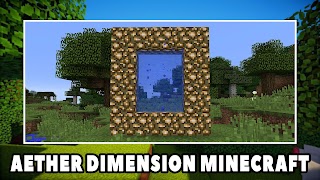 Aether Dimension Minecraft Mod ภาพหน้าจอ 1