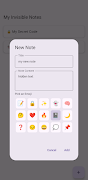 Private Floating Notes Widget capture d'écran 5