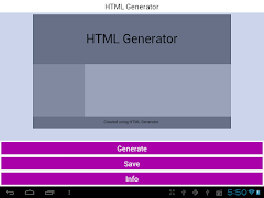HTML Generator ảnh chụp màn hình 1