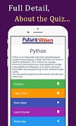 Python Quiz - Python programming quiz app offline Cartaz