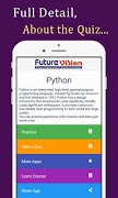 Poster Python Quiz - Python programming quiz app offline