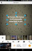 برنامه‌نما Karma Quotes عکس از صفحه