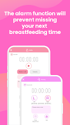 برنامه‌نما Milk Time - Timer for nursing عکس از صفحه