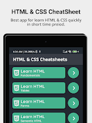 HTML & CSS Cheatsheets Ekran Görüntüsü 4
